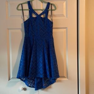 Material girl blue dress